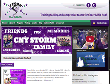 Tablet Screenshot of cnystorm.com